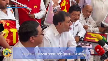 Aspirantes a la candidatura de Morena no tienen piso parejo, acusa Noroña