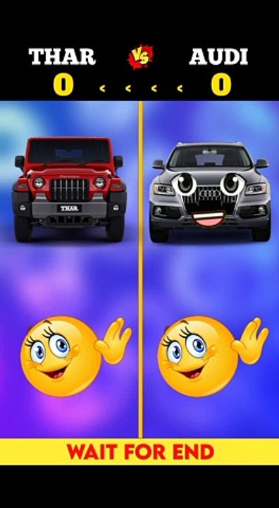 Mahindra Thar Vs Audi❓