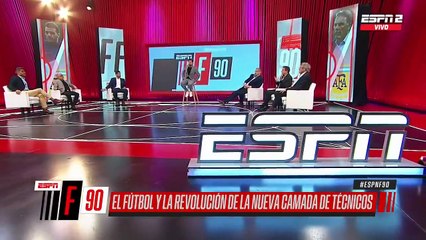 90 minutos futbol ¡A las risas! Cai #Aimar hizo reír a todos en medio del debate sobre las nuevas camadas de técnicos