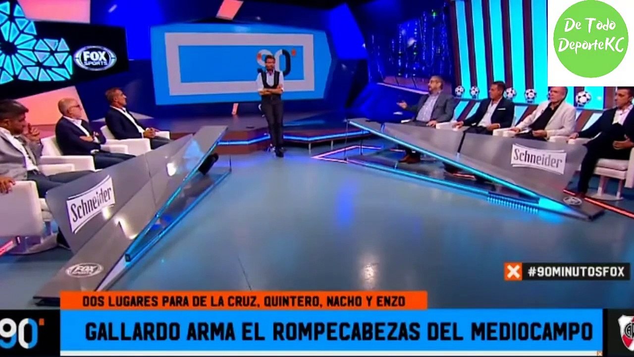 90 minutos futbol MAURO DISCUTE CON CASCINI - NOVEDADES DE RIVER -