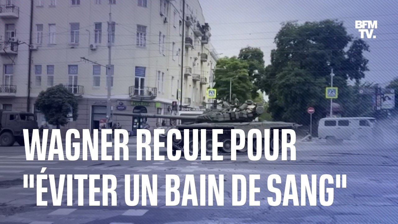 Evguéni Prigojine, et sa milice Wagner, reculent "pour éviter un bain de sang"