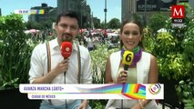 Así luce Paseo de la Reforma por la marcha del orgullo LGBTTTIQA+