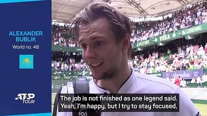 'The job is not finished' - Alexander Bublik