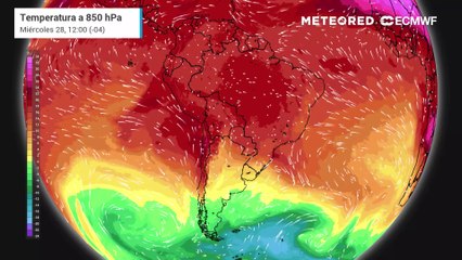 Temperaturas 850 hPa los próximos días
