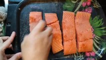 How to Cook FILIPINO SALMON IN HONEY AND GARLIC BUTTER    EAT PINOY