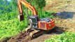 Back to Work, Hitachi 210 MF Excavator in Action at Mountain Plantation
