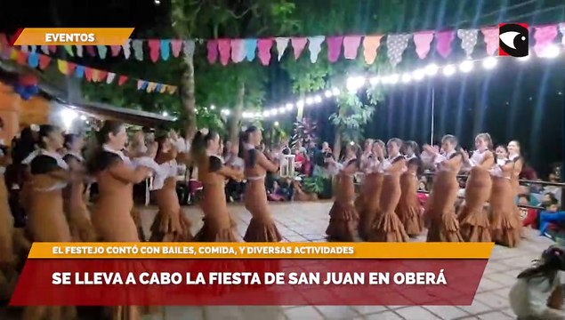 Se lleva a cabo la fiesta de San Juan en Oberá