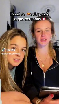 Españolas hablando jergas peruanas