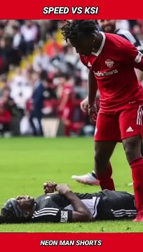 Speed Vs KSI | IshowSpeed Reply KSI Sidemen Charity Football Match News Facts #shorts