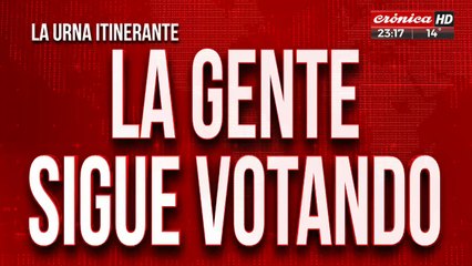 La gente sigue votando en Crónica: ahora en el microcentro
