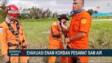 Download Video: Sempat Terkendala Cuaca Buruk, Proses Evakuasi Penumpang Pesawat Sam Air Kembali Dilanjutkan!