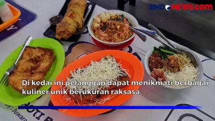 Bikin Kenyang, Menyantap  Kuliner Raksasa Susu Tower dan Mendoan Jumbo  di Yogyakarta