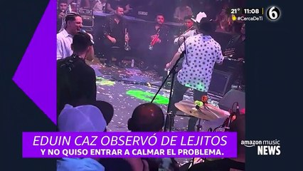 Integrantes de Grupo Firme se pelean en pleno concierto