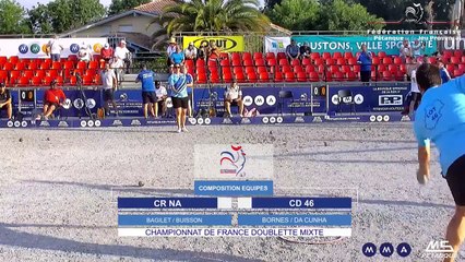 CHAMPT DE FRANCE DOUB MIXTE - SOUSTONS 2023 - 1/4 NVLLE AQUITAINE VS CD46