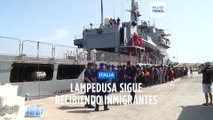 Llegan a Lampedusa más de 1.500 personas inmigrantes en tres días