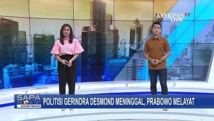 Prabowo Subianto Melayat ke Rumah Duka Almarhum Desmond Mahesa