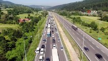 Trafik ekiplerinin yoğun bayram mesaisi