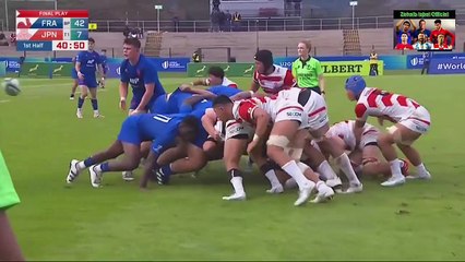 France vs Japan U20 Highlights RUGBY WORLD CUP 2023