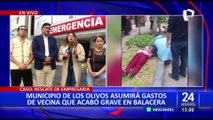 Municipio de Los Olivos cubrirá gastos de mujer herida durante rescate de empresaria