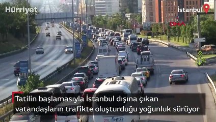 İstanbul'da bayram tatili trafiği