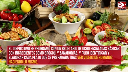 Robot chef recrea recetas viendo videos humanos