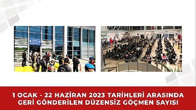 İçişleri Bakanı Ali Yerlikaya: 2023'te 46 bin 633 düzensiz göçmen sınır dışı edildi