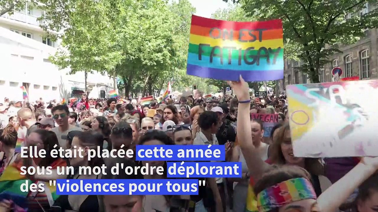 Des milliers de personnes défilent à Paris pour la marche des fiertés