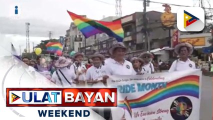 Télécharger la video: Mga miyembro ng LGBTQIA+, ibinida ang mga magagandang kasuotan sa Pride Parade sa Butuan City