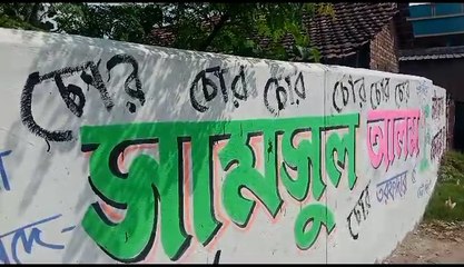 তৃণমলের প্রার্থী চোর! কে লিখল দেওয়ালে? সন্ধানে শোরগোল ডোমজুড়ে | Oneindia Bengali