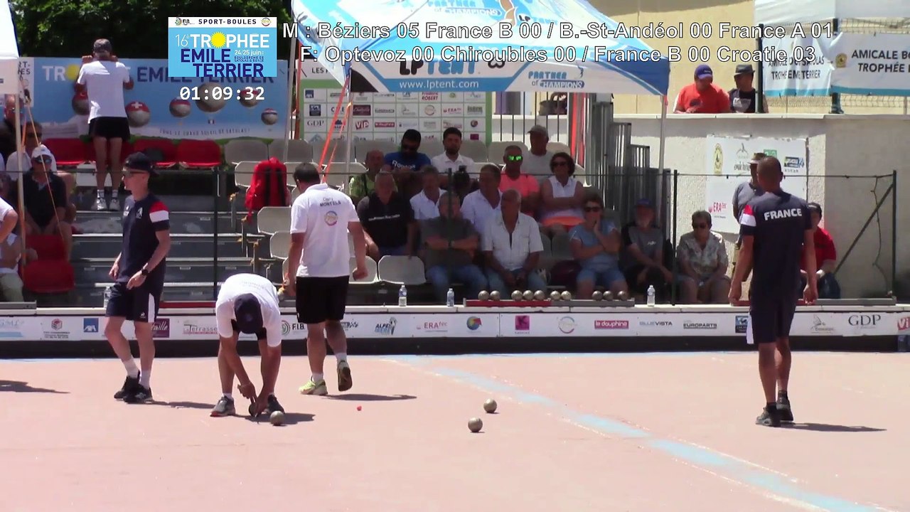 Demi-finales masculines, 16ème Trophée Emile Terrier 2023, Satolas-et-Bonce 2023