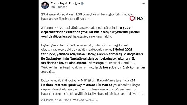 Depremzede öğrenciler LGS tercihlerini nasıl yapacak? LGS tercih kılavuzu yayınlandı mı? Depremzede öğrenciler LGS ek kontenjan müjdesi!