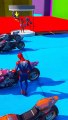 Batman Crash Test Сhallenge with Friend Superheroes and Different Cars GTAV  reels  shorts  gaming  gtav  suntv  hulk  batman  superheroes