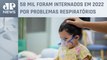 Sobem internações de crianças com síndrome respiratória em hospitais privados de SP