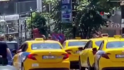 Fatih'te Taksiciler Arasında Kavga