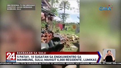 24 Oras Weekend Part 1: Bakbakan sa Sulu, presyo ng bigas, rebelyon sa Russia, atbp.