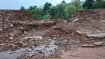 cracks in the first rain