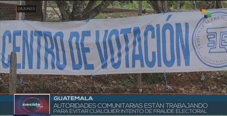 Autoridades de Guatemala se organizan para evitar fraude electoral en las comunidades