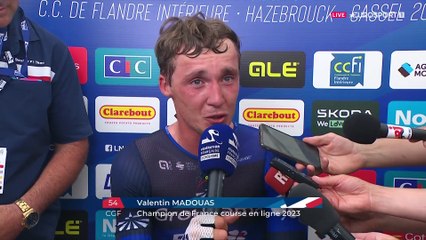 Madouas : "J'ai pleuré avant d'arriver, ça fait des années que j'attendais d'être champion"