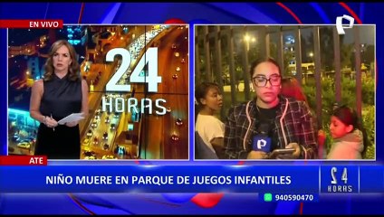 Ate: niño de 10 años muere en parque de juegos infantiles
