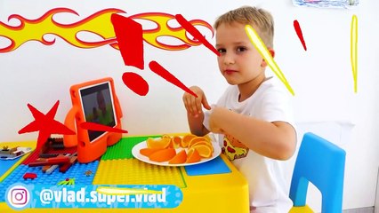 يظهر كريس وأمي مدى أهمية غسل يديك - Vlad and Niki Arabic