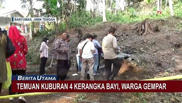 Geger! Warga Banyumas Temukan Kuburan 4 Kerangka Bayi