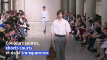 Mode: mini-short et transparences pour l'homme Hermès