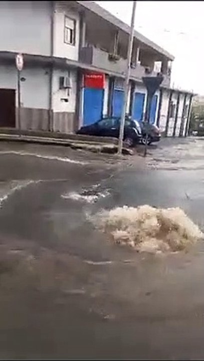Strade allagate a Vibo