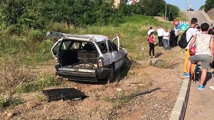 Otomobile 8 kişi binip dehşeti yaşadılar: 1'i ağır 5 yaralı
