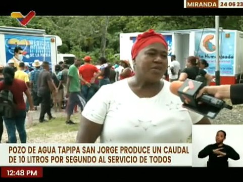 Gobernación de Miranda inaugura Pozo Tapipa San Jorge el cual beneficiará a más de 300 familias