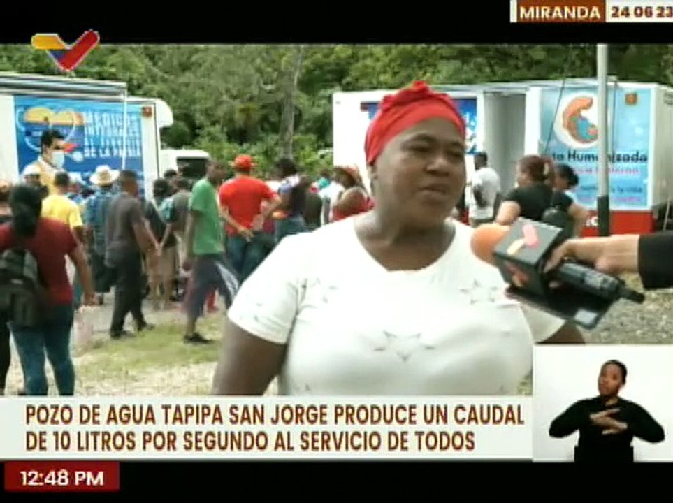 Gobernación de Miranda inaugura Pozo Tapipa San Jorge el cual beneficiará a más de 300 familias