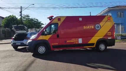 Piloto de moto fica ferido em acidente no Bairro Neva