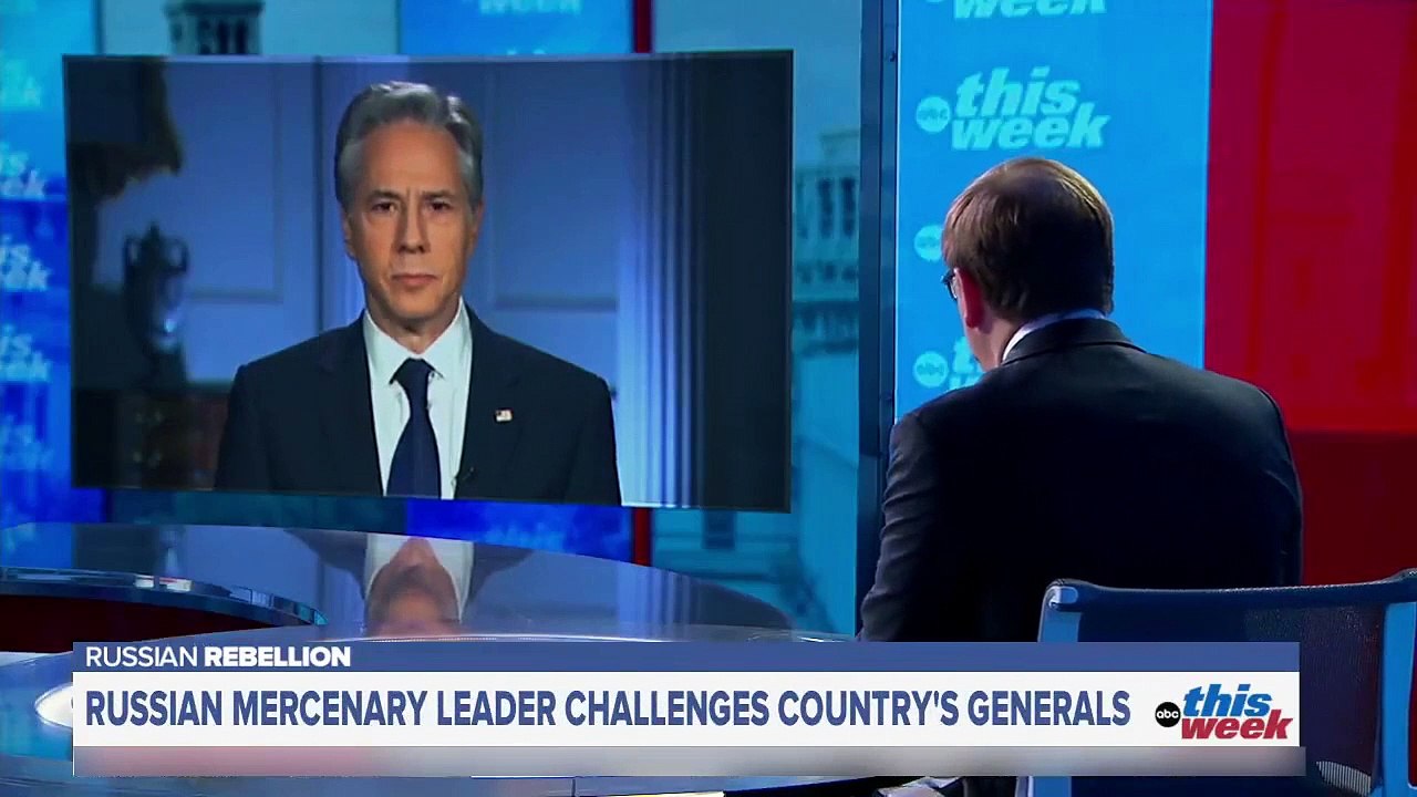 Déclaration du secrétaire d'État américain Blinken sur la rébellion wagnérienne en Russie： Le film est toujours en cours et nous n'avons pas encore vu l'acte final