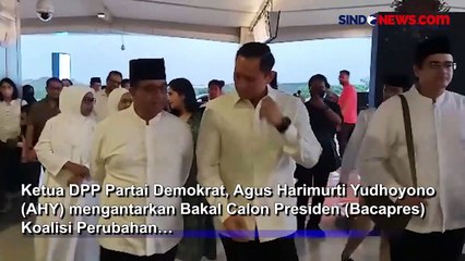 Berangkat Ibadah Haji, Anies Baswedan Diantar AHY
