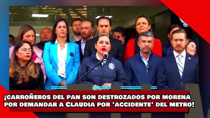 ¡VEAN! ¡Carroñeros del pan son destazados por morena por demandar a Claudia por incidente del metro!